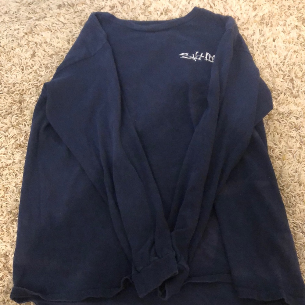 Saltlife Navy Blue Longsleeve T-shirt